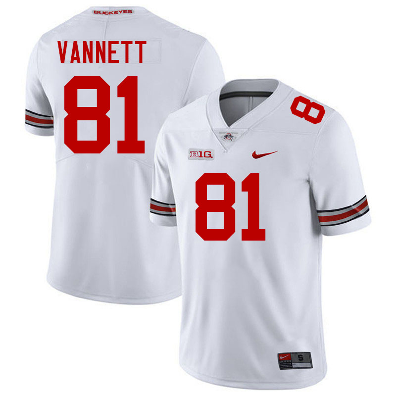 Nick Vannett Ohio State Buckeyes Jersey College Football Uniforms-White